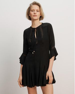 Veronica Beard Freeman Mini Dress - Black