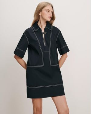 Veronica Beard Phelix Mini Dress - Black