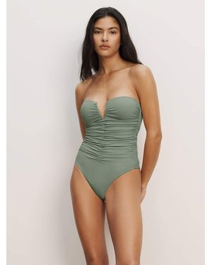 Veronica Beard Palmilla Swimsuit - Green