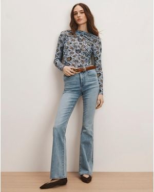 Veronica Beard Beverly Skinny-flare Jean - Blue