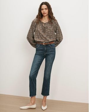 Veronica Beard Milla Straight-leg Jean - Blue