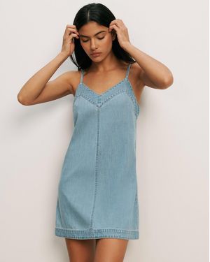 Veronica Beard Chapmond Mini Dress - Blue