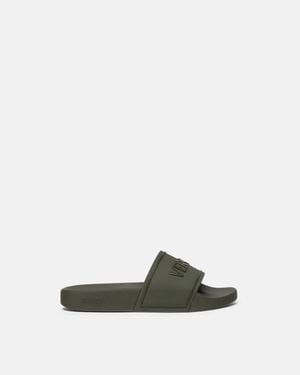 Versace Rubber Sliders - Green