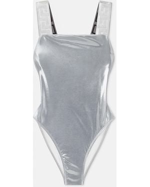 Versace Lycra One Piece Swimsuit - Metallic