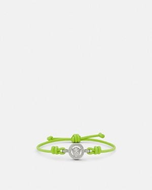 Versace Medusa '95 Leather Bracelet - Green