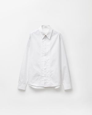 Versace Cotton Poplin Slim Shirt - White