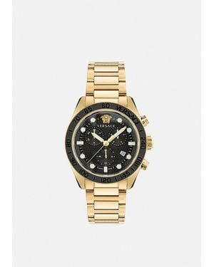Versace Reloj Greca Dome Chrono - Metálico