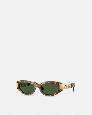 Versace Greca Cat-Eye Sunglasses - Green