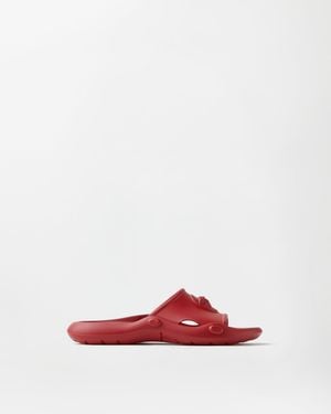Versace Nettuno Rubber Slides - Red