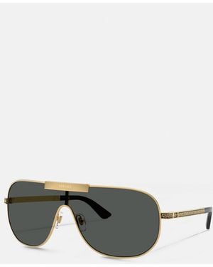 Versace Greca Flow Gafas De Sol Estilo Máscara - Multicolor