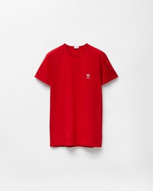 Versace Cotton-Jersey T-Shirt - Red