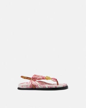 Versace La Medusa Underwater Barocco Sandalias - Rosa