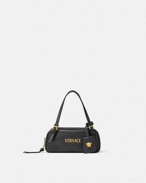 Versace Tag Mini Sac De Bowling En Cuir Nappa - Multicolore