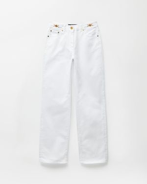 Versace Medusa '95 Regular-fit Jeans - White