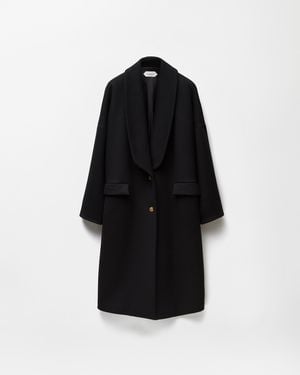 Versace Wool Coat - Black