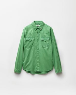 Versace Cotton Regular Shirt - Green