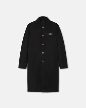 Versace Nylon Trench Coat - Black