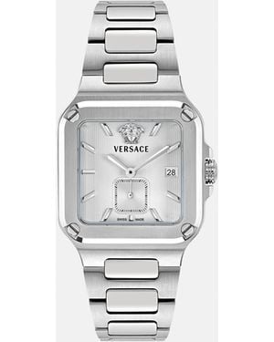 Versace Greca Edge Gent Watch - White