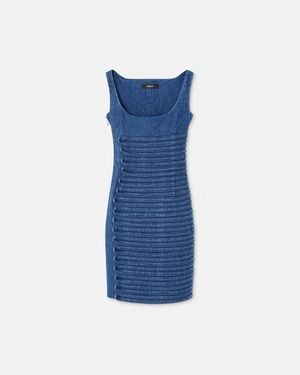Versace Denim Mini Dress - Blue