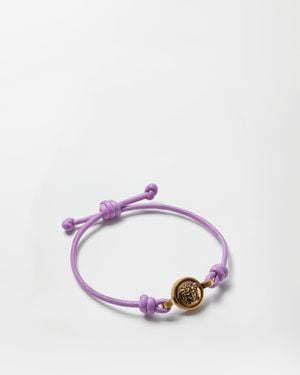 Versace Medusa Armband Aus Leder - Pink