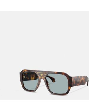 Versace Gafas De Sol Estilo Navegante Signature - Multicolor
