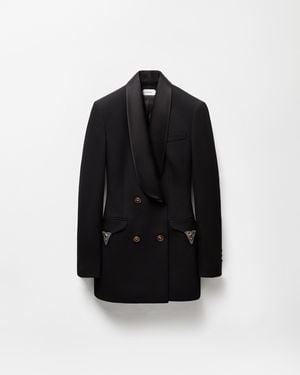 Versace Wool Blazer - Black