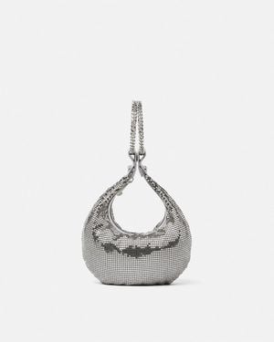 Versace Metal Mesh Mini Bag - White