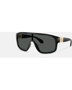 Versace Occhiali Da Sole A Mascherina Vance - Multicolore