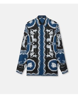 Versace Silk Shirt - Blue