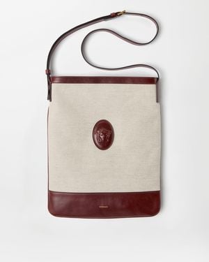 Versace Vertikale Rivière Tote Bag Aus Canvas - Mehrfarbig