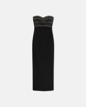 Versace Abito Senza Spalline - Nero