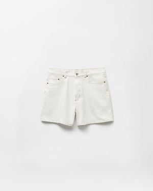 Versace Denim Shorts - White