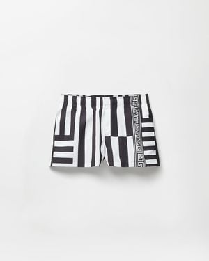 Versace Printed Swim Shorts - White