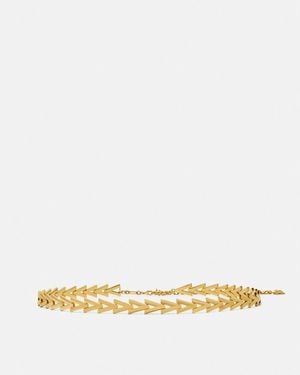 Versace V2025 Chain Belt 1.5 Cm - Natural