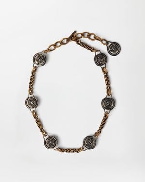 Versace Novantatré Necklace - Metallic