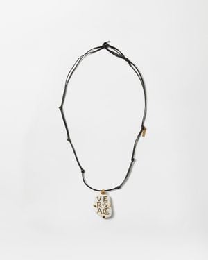 Versace Ruina Necklace - White