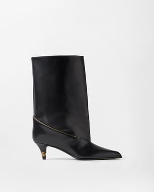 Versace Gianni Nappa Ankle Boots 55 Mm - Black