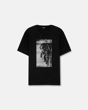 Versace T-Shirt Medusa Via Gesù - Noir