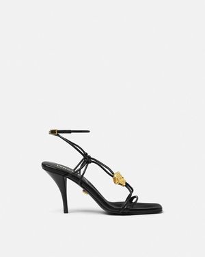 Versace La Medusa Sandals - Black