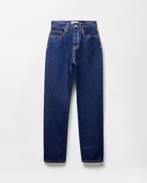 Versace High-Waist Straight Jeans - Blue