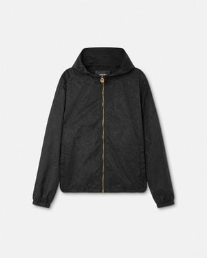 Versace Baroque Jacquard Windbreaker - Black