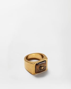 Versace Aura Ring - Metallic