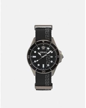 Versace Greca Force Watch - Black