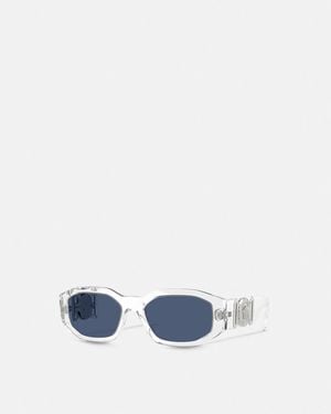 Versace Lunettes De Soleil Medusa Biggie - Bleu