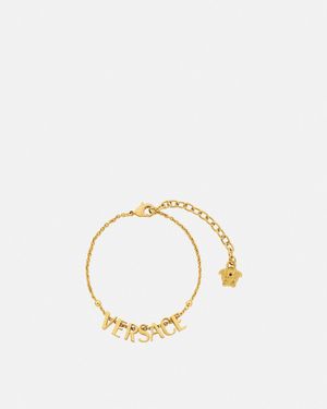 Versace Bracciale Logo - Metallizzato