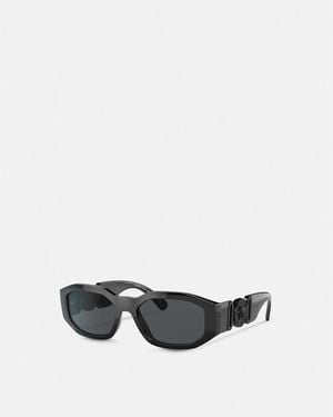 Versace Lunettes De Soleil Medusa Biggie - Blanc