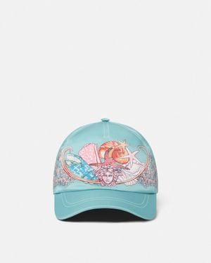 Versace Gorra De Béisbol Coral Theatre - Azul
