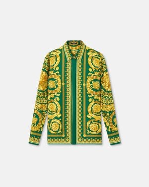 Versace Silk Shirt - Green