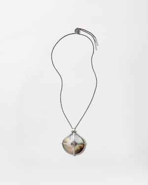 Versace Sea Frames Necklace - White