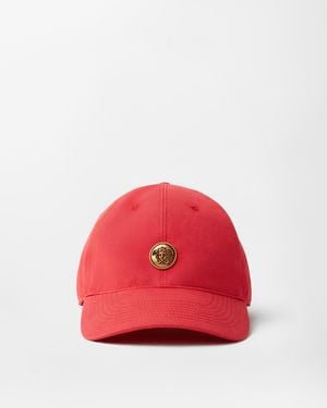 Versace Cotton Baseball Cap - Red